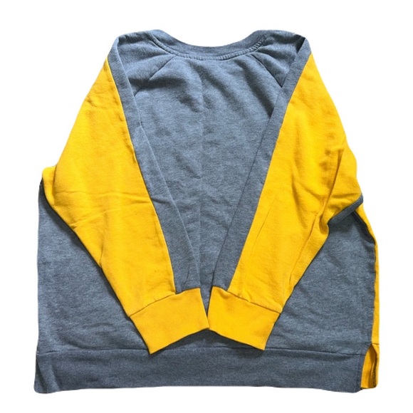 Victoria's Secret Yellow and Gray Crew Neck Sweater - Picture 3 of 5